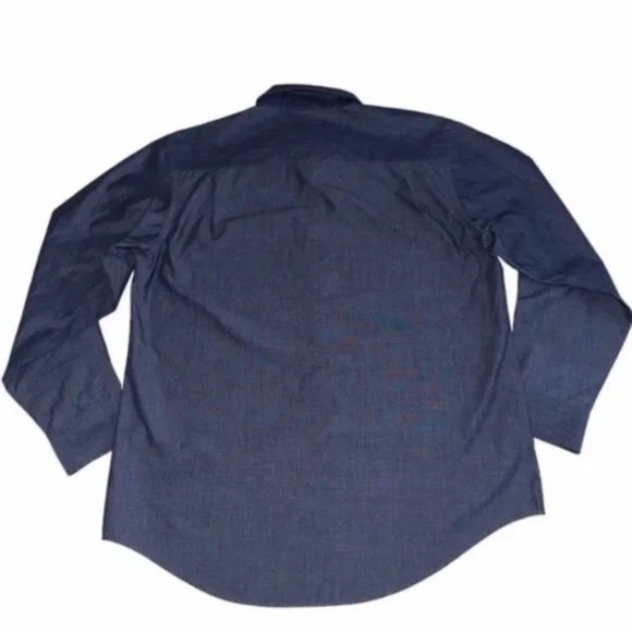 Van Heusen Men's Dark Grey Button Down Shirt - Picture 2 of 6